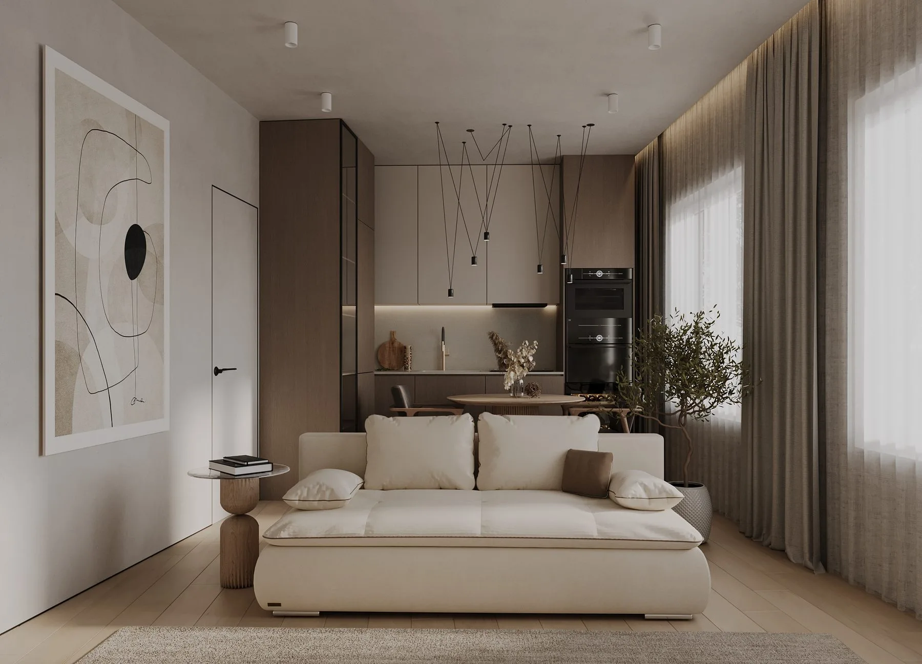 Interieur studio Residentie COBER Bree