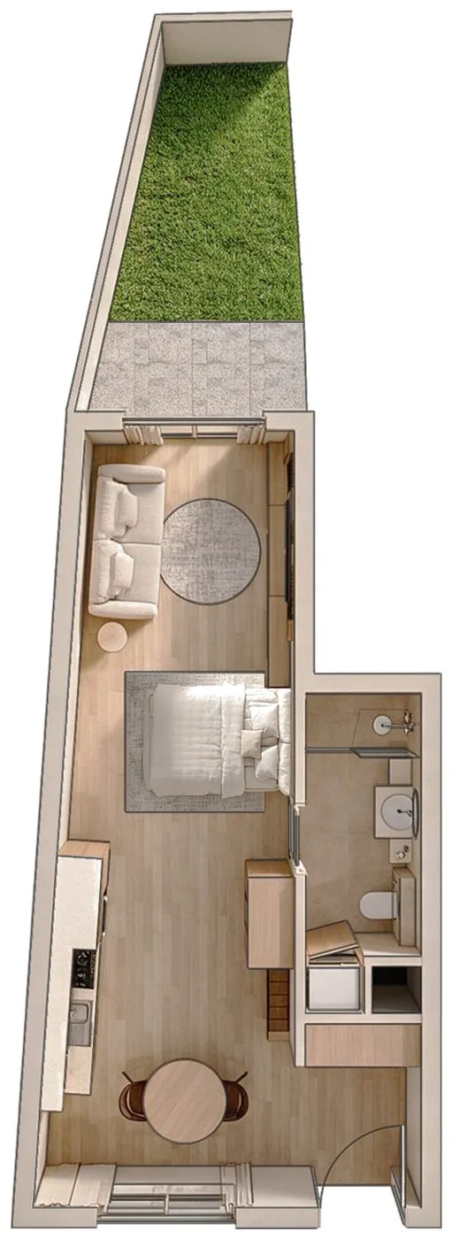 Grondplan studio 2
